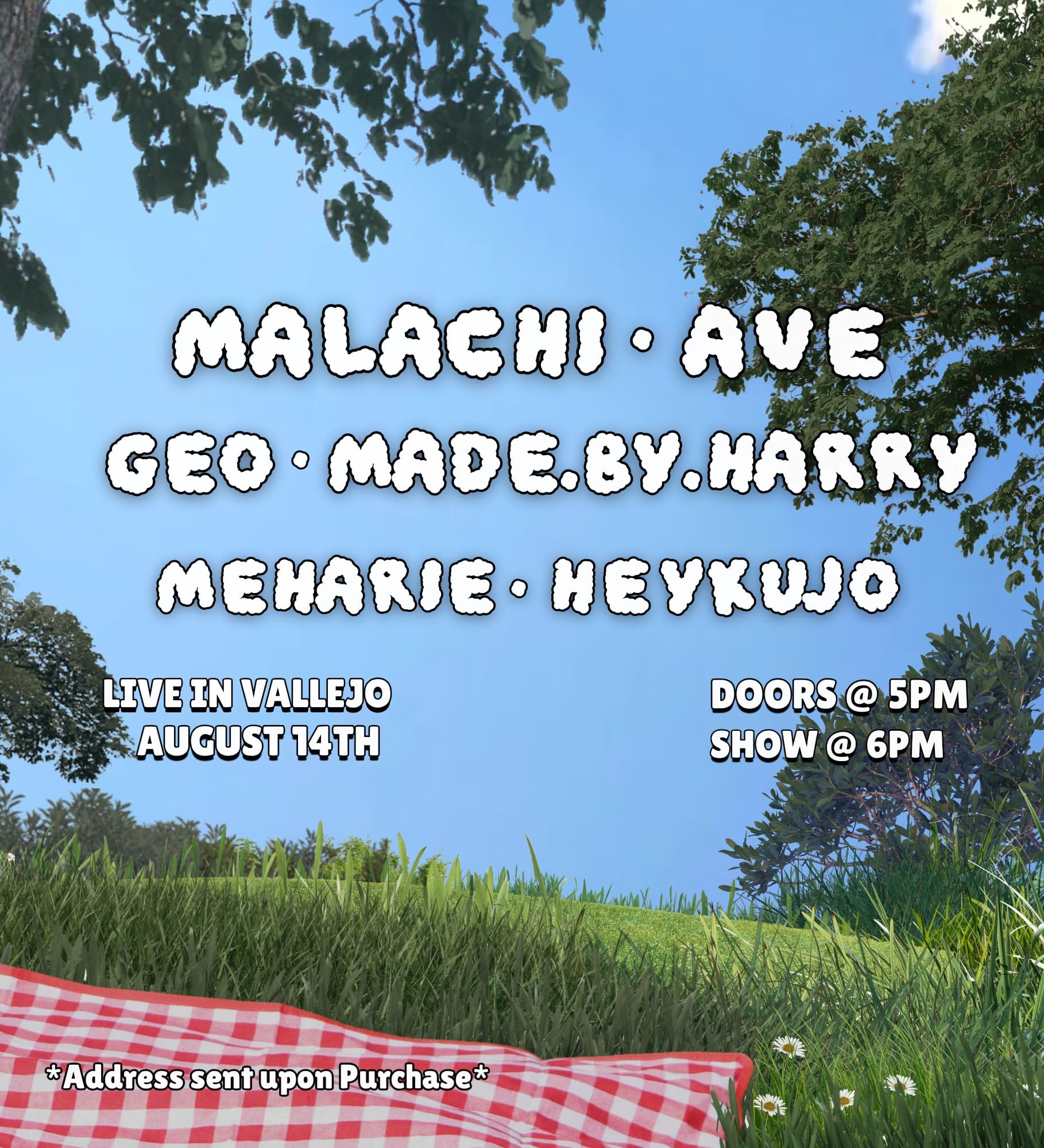 malachi live in Vallejo!